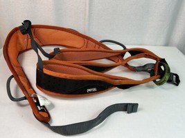 Petzl Sama C21 Climbing Harness Size Large Orange - EXCELLENT !! - $49.49