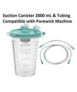 Suction Canister 2000 mL and 2 Tubing 15&quot; , 6 Foot for Urine collection ... - $42.68 CAD