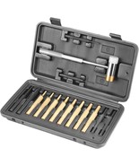 Wheeler Engineering Hammer And Punch Set With Brass, Steel, Plastic Punc... - $39.99