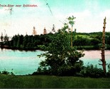 Saint Croix River near Robbinston Maine ME 1906 UDB Postcard - £3.12 GBP