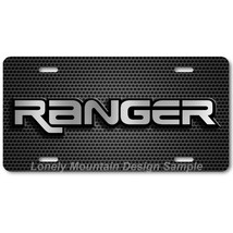Ford Ranger Inspired Art Gray on Grill FLAT Aluminum Novelty License Tag... - £14.11 GBP