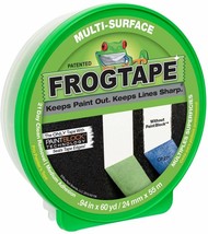 FrogTape 1358463 Multi-Surface Painting Tape, .94 Inches Wide x 60 Yards... - $16.99