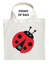 Ladybug Trick or Treat Bag, Personalized Ladybug Halloween Bag, Ladybug Bag - £12.65 GBP+