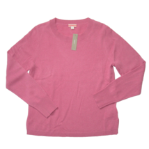 NWT J.Crew K1313 Everyday Cashmere in Rustic Rose Slim Fit Crewneck Sweater M - £55.99 GBP