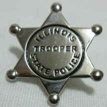 Metal Lapel Pin Illinois State Police Trooper IL ISP Collector 1 Inch Br... - £7.81 GBP