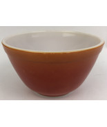 Vintage Pyrex Flame Glo Burnt Orange Ombre # 401 Mixing Bowl USA 1 1/2 p... - £31.52 GBP