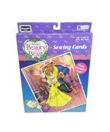 VINTAGE 1992 ROSE ART DISNEY BEAUTY AND THE BEAST SEWING 6 PICTURE CARDS... - £44.70 GBP