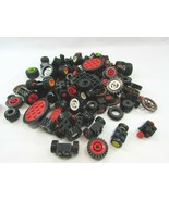 LEGO Lot Wheels Axles Parts 33507 Treads Rubber Rims  - £23.84 GBP