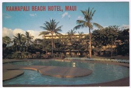 Postcard Kaanapali Beach Hotel Island Of Maui Hawaii - £3.15 GBP