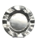 c1950s Aluminum Roses Pattern Canada 10in Design No460 Vintage Serveware... - $27.95