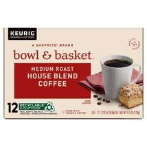 BOWL AND BASKET HOUSE BLEND MEDIUM ROAST COFFEE KCUPS 12CT - $7.99