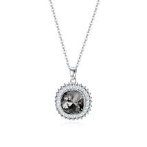 Style Simple Graceful High-Grade Zircon Necklace Women's Light Luxury Pendant - £9.55 GBP