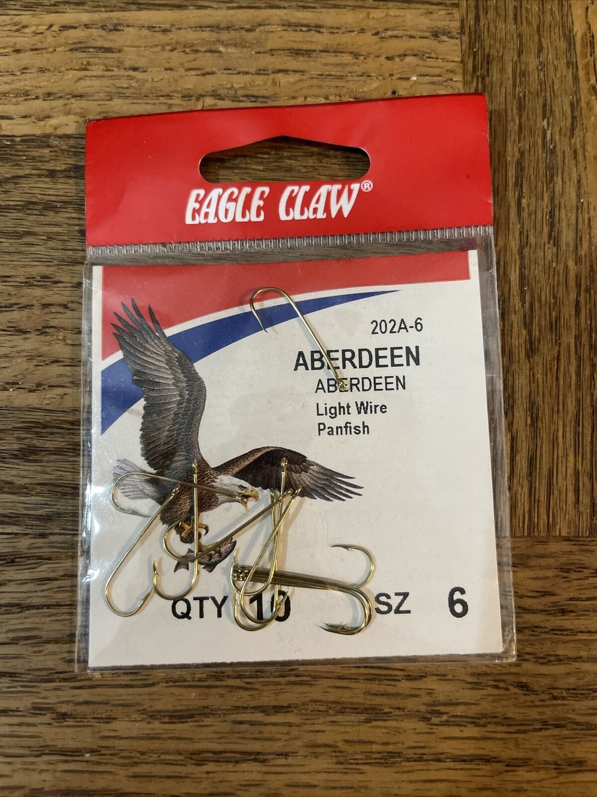 Eagle claw Aberdeen Hook 202A-6 - $5.89