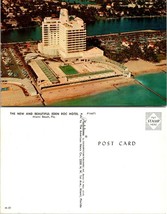 One(1) Florida Miami Beach Eden Roc Motel Atlantic Ocean Biscayne Bay Postcard - £5.90 GBP