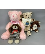 Set Of 5 Vintage Plush Bears/Cabbage Patch Dog - Alcatraz, PA Commonweal... - $282.25 MXN