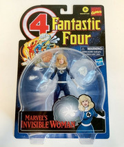 New Hasbro F0350 Fantastic Four Retro Marvel Legends Invisible Woman 6&quot; Figure - £30.03 GBP