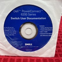 Dell PowerConnect 6200 Series Switch User Documentation Installation CD, 2007 - £9.34 GBP
