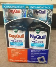  Vicks Dayquil &amp; Nyquil Vapocool Severe Cold, Flu, &amp; Congestion( 12 Fl Oz Each) - £28.13 GBP