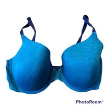 Victoria’s Secret Uplift Semi Demi Bra Green Aqua Marl Size 34DD - £12.78 GBP