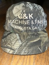 C&amp;K Machine &amp; Fab Augusta, G.A. Camouflage Hat Snapback - £11.88 GBP