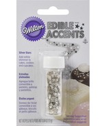 Edible Glitter .04oz-Silver Stars - £13.97 GBP