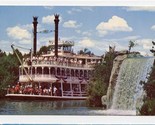Disneyland Mark Twain Sternwheel River Boat Postcard C 3 Frontierland - £14.22 GBP