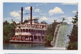 Disneyland Mark Twain Sternwheel River Boat Postcard C 3 Frontierland - £14.02 GBP