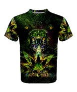 cannabis weed ganja psychedelic Streetwear hipster full print sport t sh... - £17.30 GBP