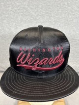 NET 9Fifty NBA Black Satin Washington Wizards Snap Back Hat (x1) - £22.20 GBP