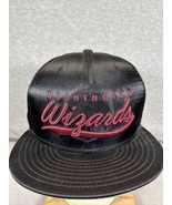 NET 9Fifty NBA Black Satin Washington Wizards Snap Back Hat (x1) - £23.30 GBP