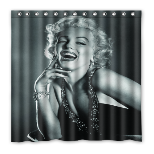 Marilyn Monroe Custom Waterproof Polyester Shower Curtain 4 Size Item image 15