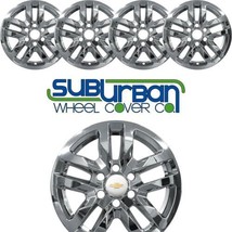 2019-2022 Chevrolet Silverado 1500 # 8019P-C 18" Chrome Wheel Skins NEW SET/4 - £103.90 GBP