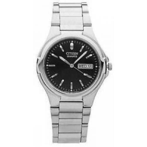 Citizen BK3560-61E Men's Black Dial Silver-Tone Bracelet Stainless Steel Watch