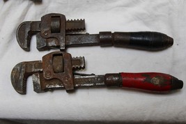 Pair of Used Vintage Stillson Walworth 10&quot; Pipe Wrenches - £29.42 GBP