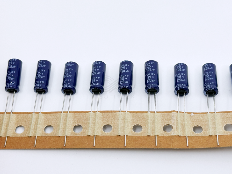 50PCS ELXY250ETD121MF15D ChemiCon 120uF 25V 6.3x15 Capacitor Low Impeadance - $6.90