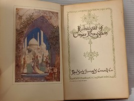 Rubaiyat De Omar Khayyam Crowell Riverside Presse Edinbourg Poche Cuir - $1,165.60 MXN