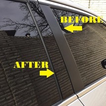 8Pcs/set Car Pillar Posts Window Molding Cover Trims Black Decorate Stic... - £90.06 GBP