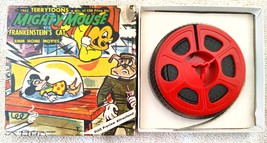 Vintage 1960s Ken Films Mighty Mouse Frankenstein&#39;s Cat 8MM Film Terryto... - £7.85 GBP