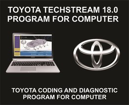 Toyota Techstream 18.0, Toyota And Lexus Diagnostics Tool, For Computer - $538.28 MXN