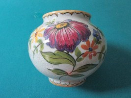 Compatible with Royal Gouda Holland Pottery by BERTINO Round Bowl VASE P... - $123.47