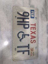 1994 United States Texas Disabled License Plate 9HP TF Expired - £7.79 GBP
