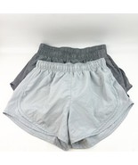 THREE Nike Dri-Fit Light &amp; Dark Gray Shorts Women’s M Running Sport Outdoor - $41.13 CAD