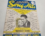 Song Hits August 1945 Magazine Betty Hutton Hits from Incendiary Blonde - $11.98