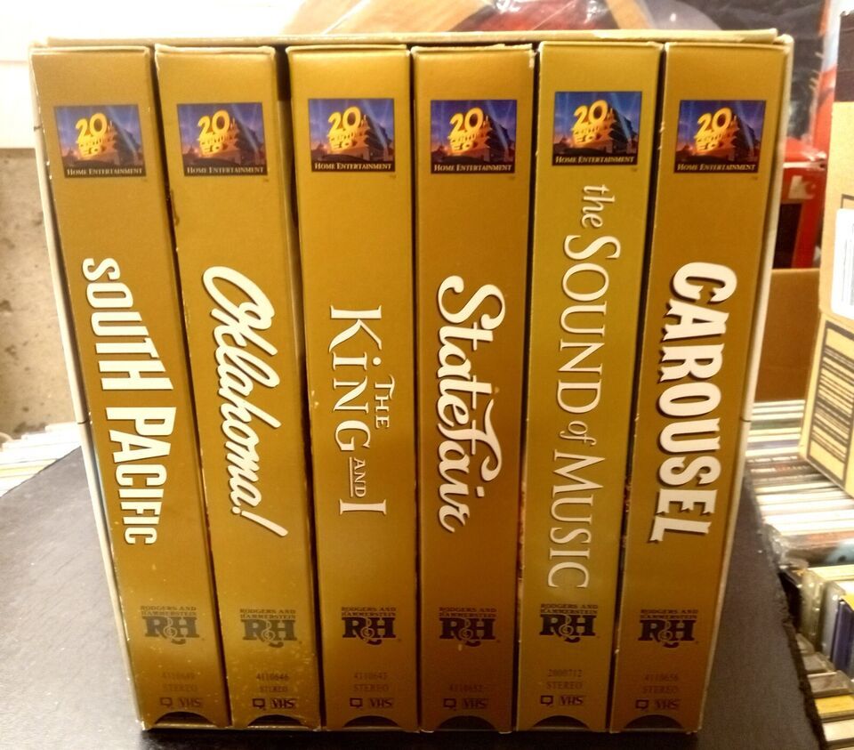The Roger & Hammerstein Collection VHS Tapes Box Set of 6 Collectors ...