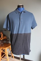 Five Four Men&#39;s Blue/Black Short Sleeve Polo Shirt ~L~ RN 116666 - £6.80 GBP