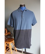 Five Four Men&#39;s Blue/Black Short Sleeve Polo Shirt ~L~ RN 116666 - £6.45 GBP