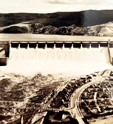 RPPC Grand Coulee Dam Washington 1920s Pacific Northwest Ellis PCBG6F - $19.99