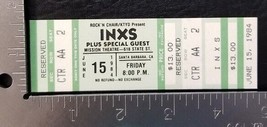 Inxs / Michael Hutchence - Vintage June 15, 1984 Unused Whole Concert Ticket - £31.36 GBP