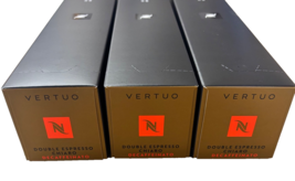 Nespresso Vertuo Double Espresso Chiaro Decaffeinato Pods Brews 2.7 oz 3... - $37.61
