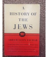 A History of the Jews, by Abram Leon Sachar - Hardcover with Dust Jacket... - £10.99 GBP